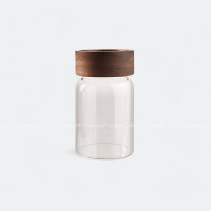 V-045-Glass Canister Food Jar