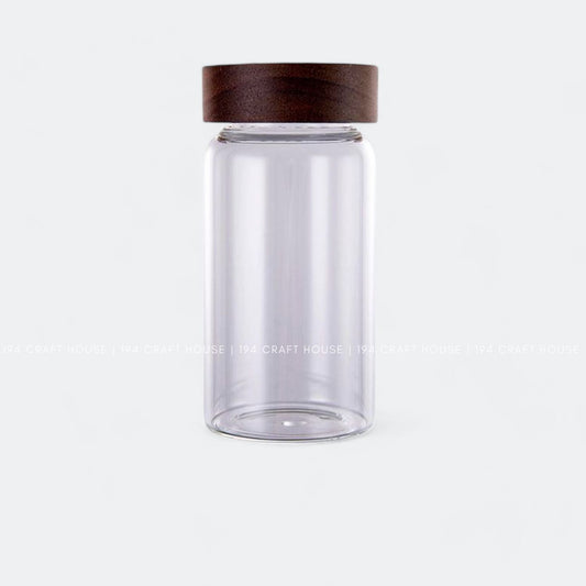 V-047-Kitchen Storage Jar Wood Lid