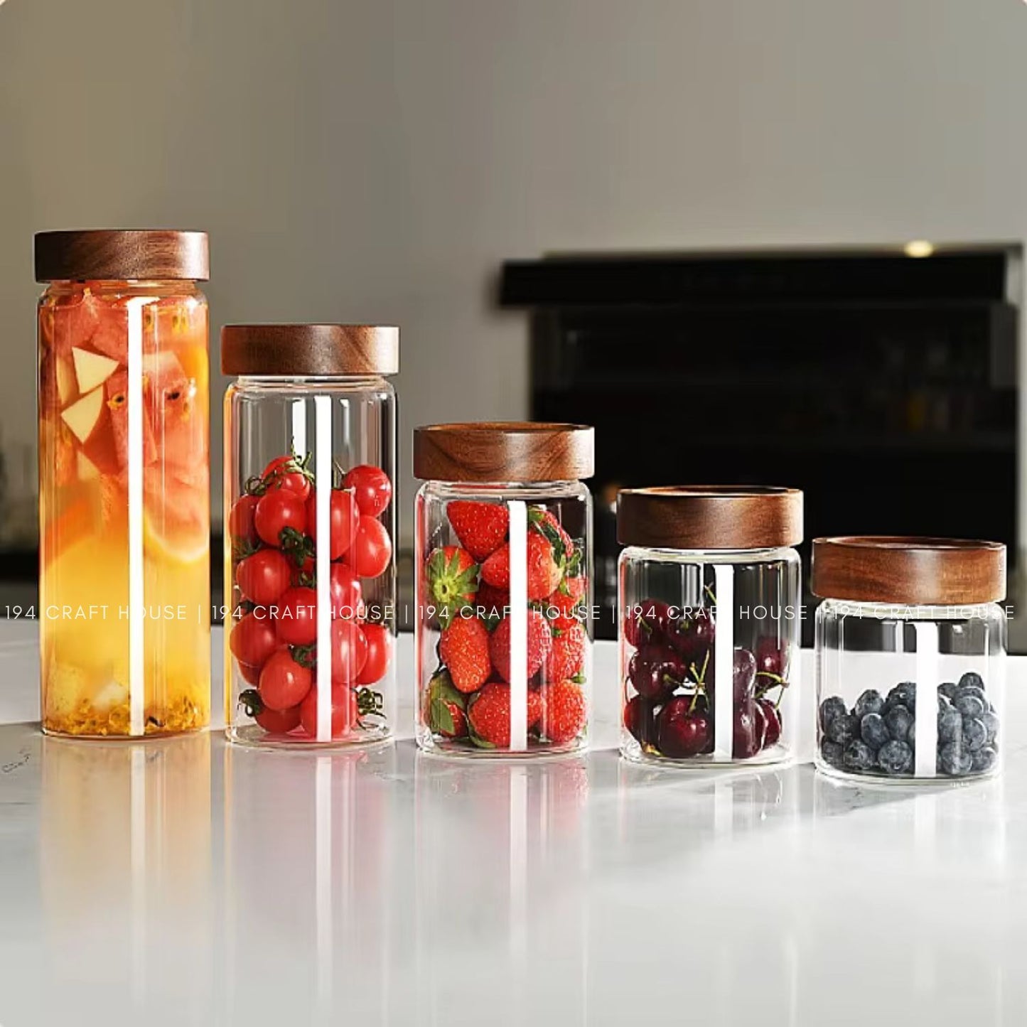 V-051-Stash Glass Jar Food Storage