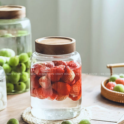 V-052-Pantry Glass Jar Storage