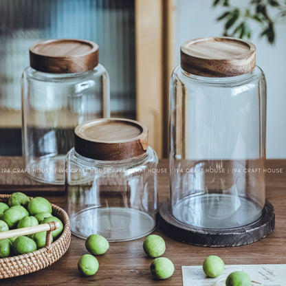 V-053-Pantry Canister Glass Jar