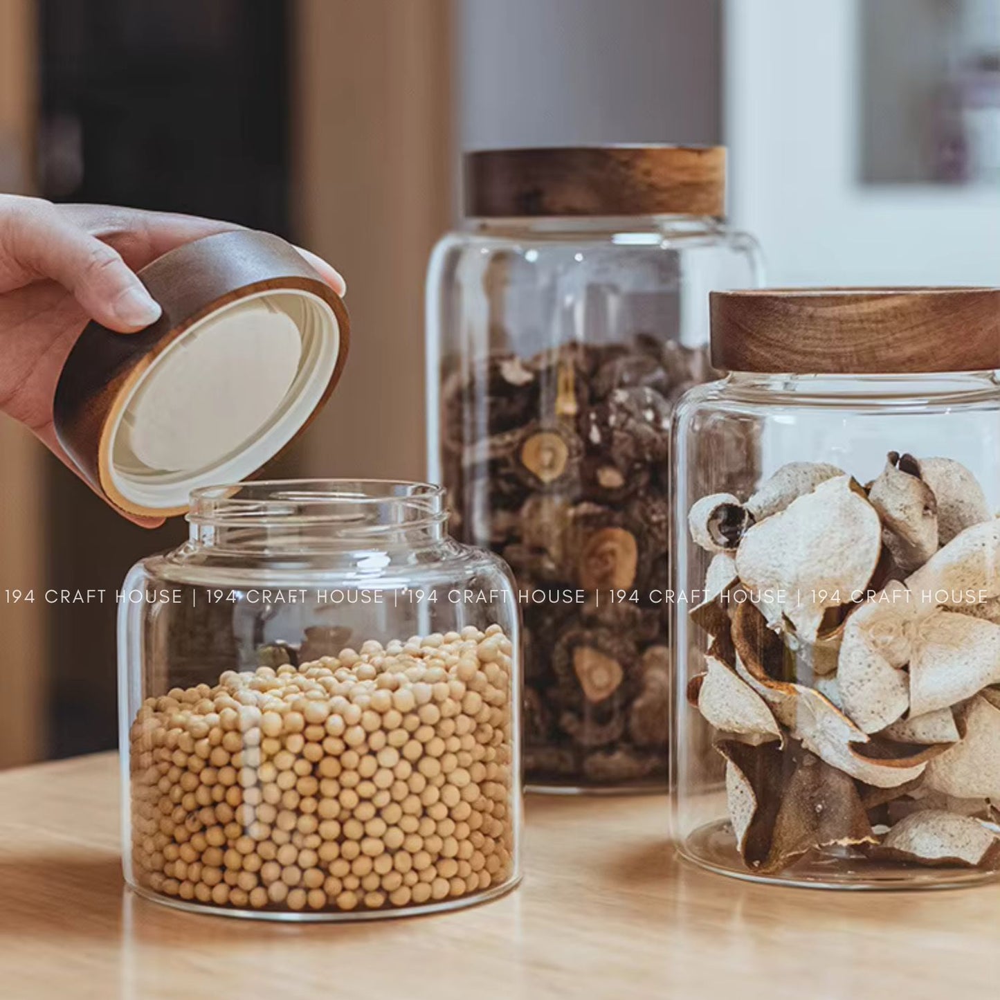 V-053-Pantry Canister Glass Jar