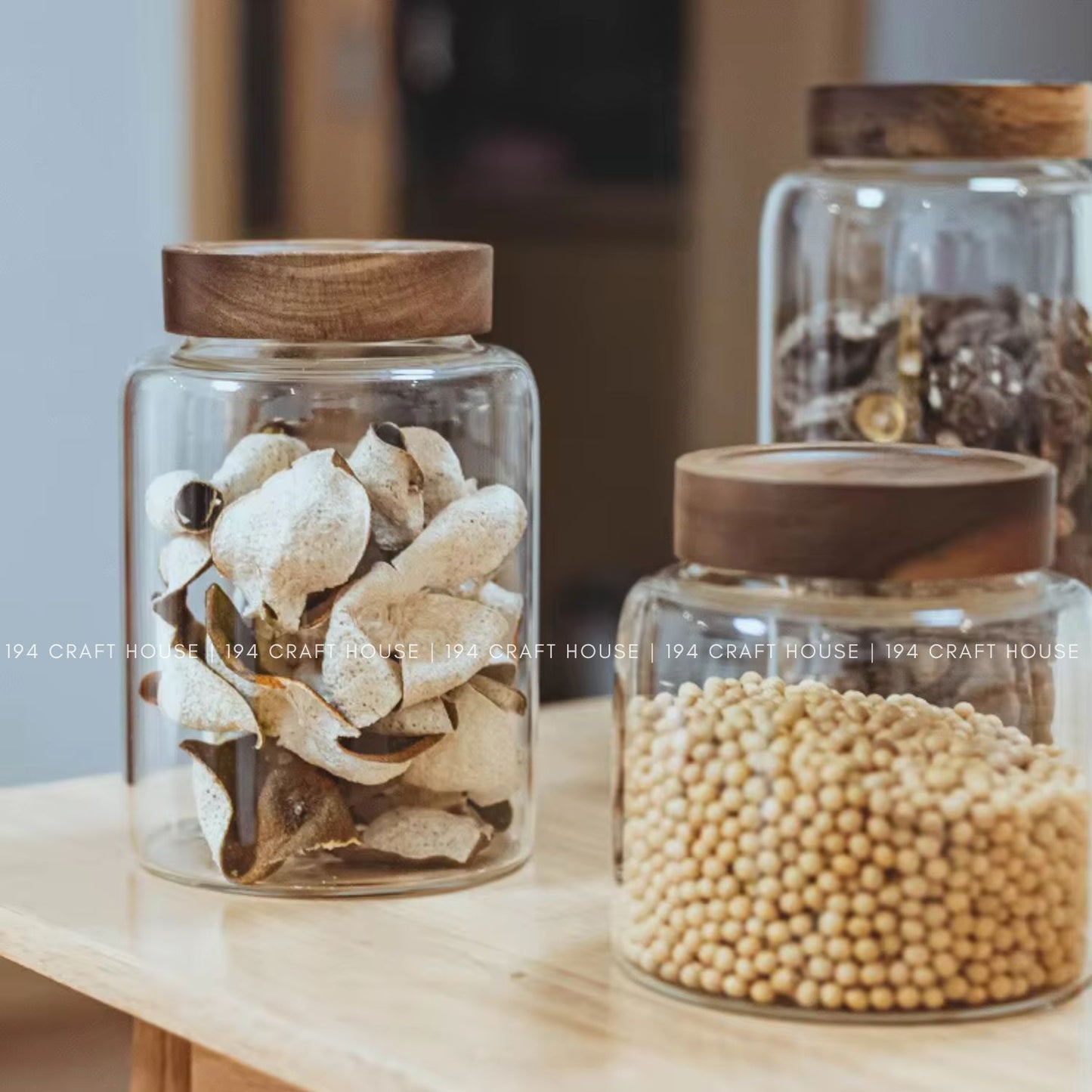 V-053-Pantry Canister Glass Jar