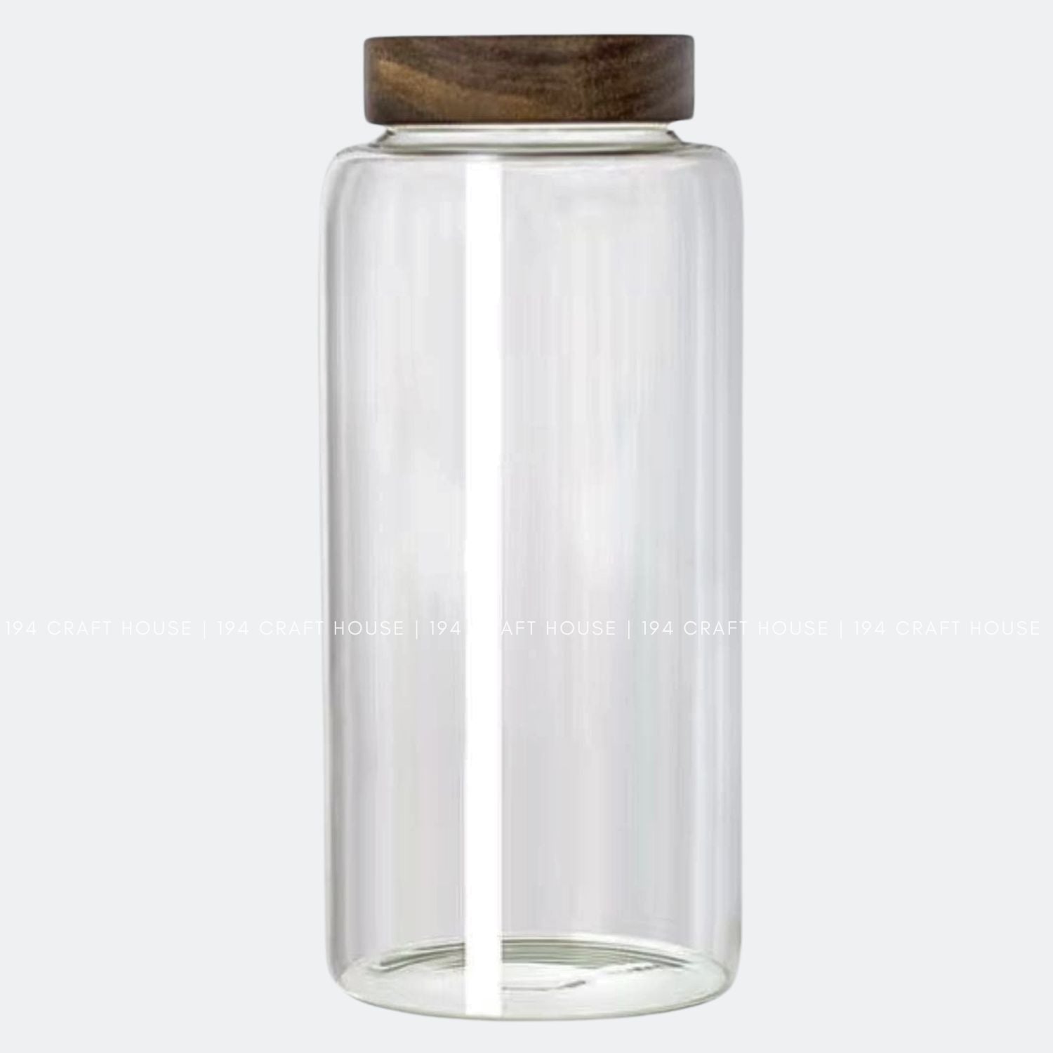 V-055-Big Glass Jar Food Container