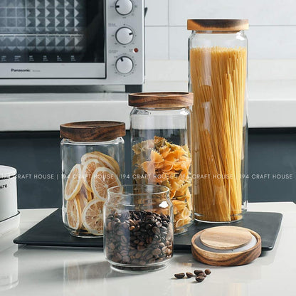 Food Glass Jar Kitchen Organization