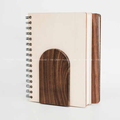 Custom Engraved Walnut Wooden Bookend: Personalized gift for Book Lover