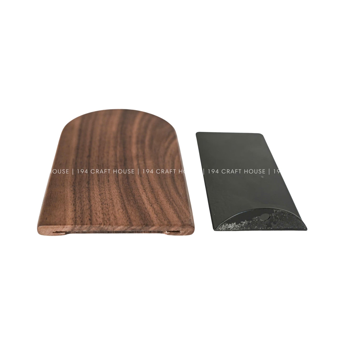 Custom Engraved Walnut Wooden Bookend: Personalized gift for Book Lover