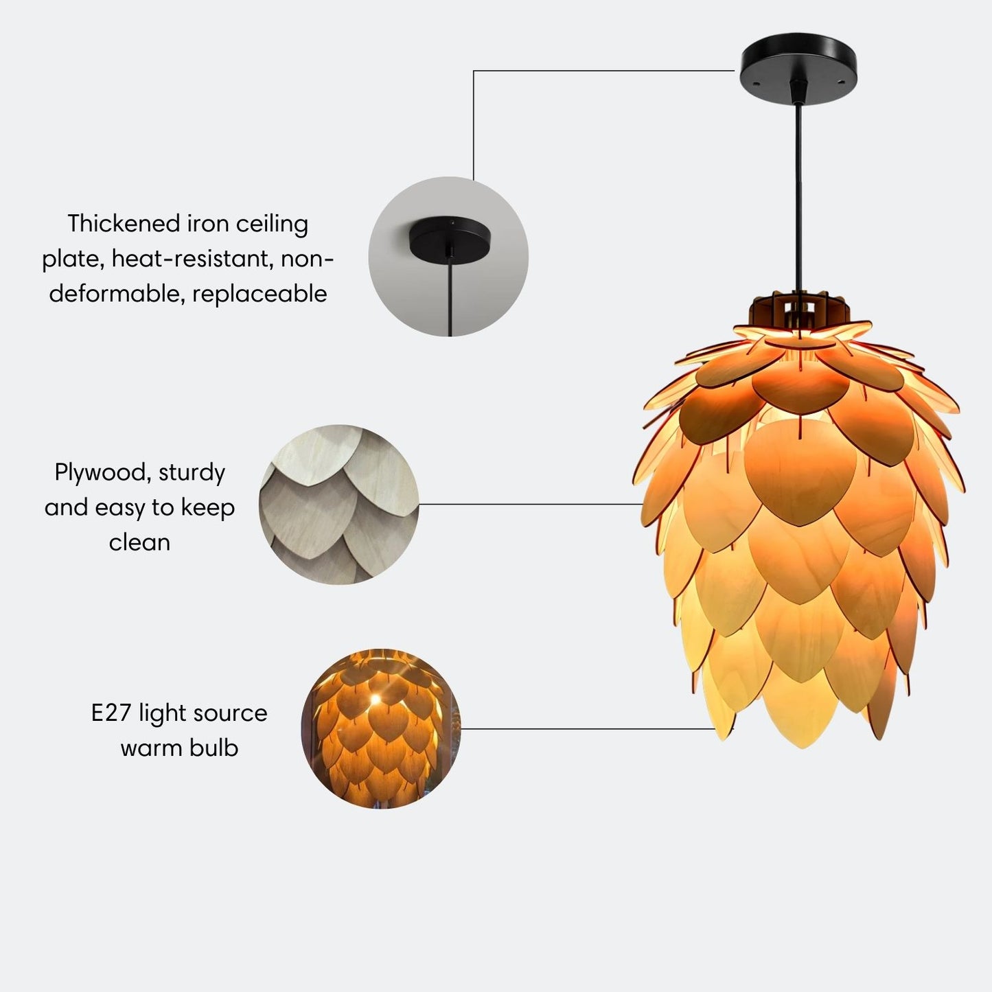 Pine-Cone-Wooden-Pendant-Light-Various-Areas