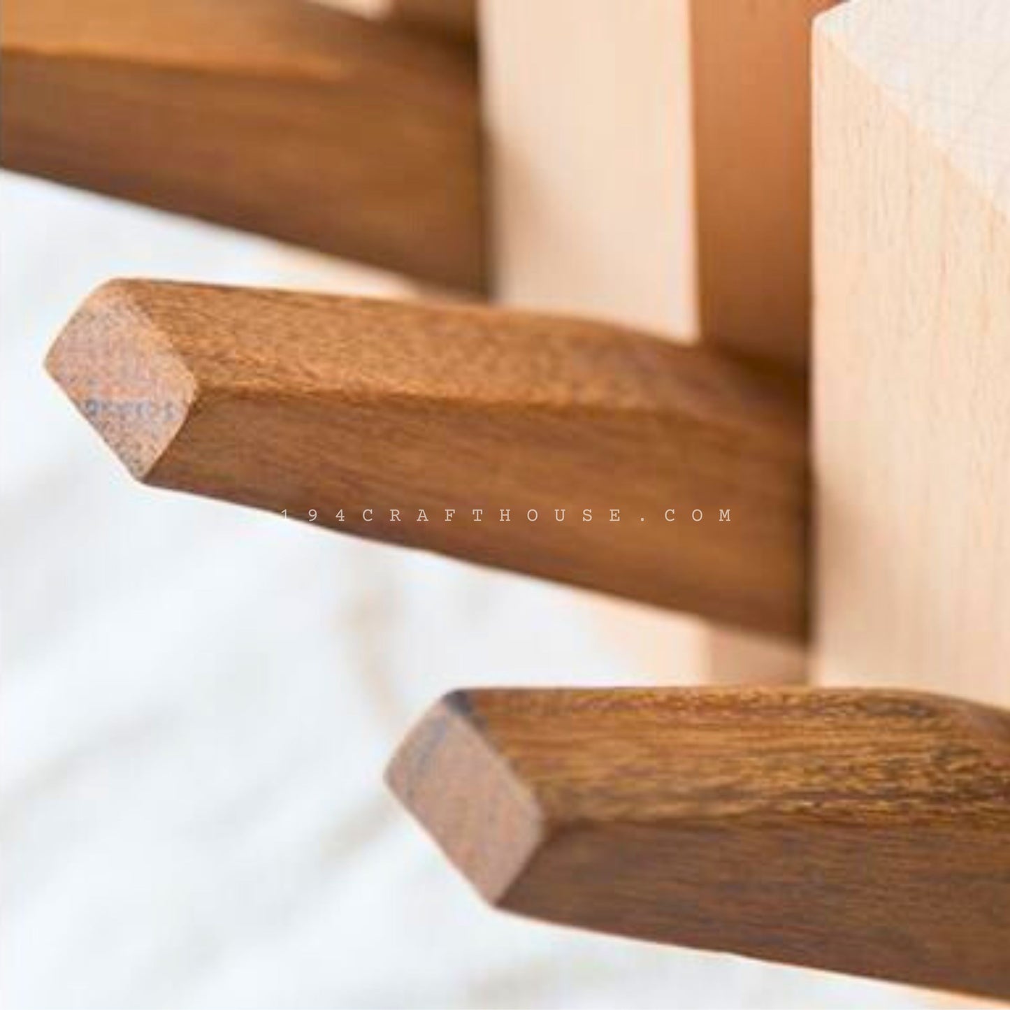 5 Hooks Wooden Piano Coat Hanger Wall Mounted | Home & Living Decor