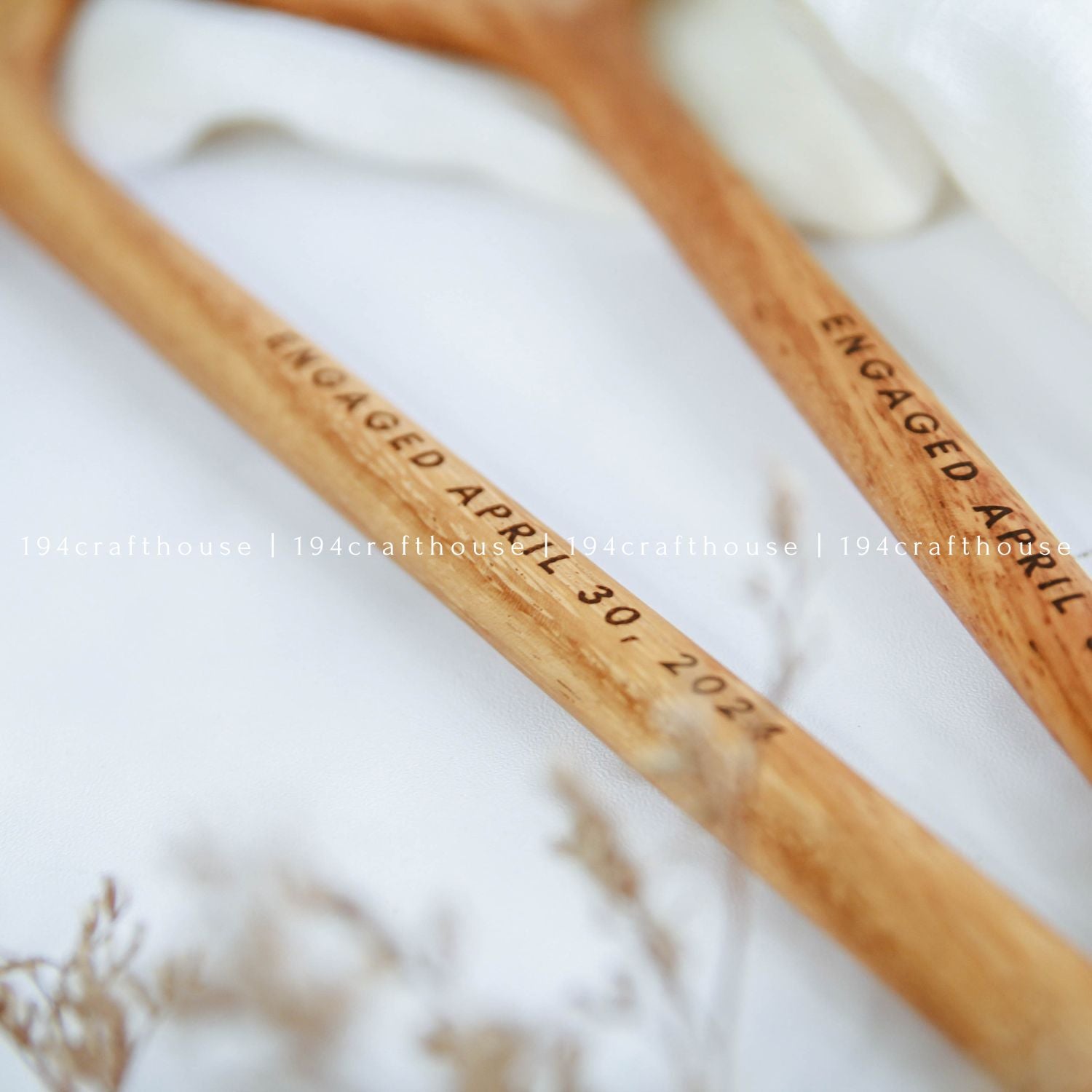 Wooden Heart Shaped Spoon Large Size - Kitchen Serving Utensil - 194 Craft House