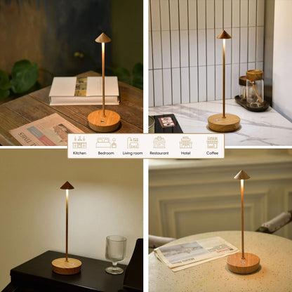 Cordless Table Lamp for Bedroom Bedside