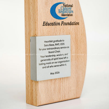 Custom Wooden Trophy & Award: Personalized Corporate Gift for Employee Appreciation Gift, Recognition Gift, Business Gift for Clients, Event Gifts, Honor Gifts, Promotion Gifts