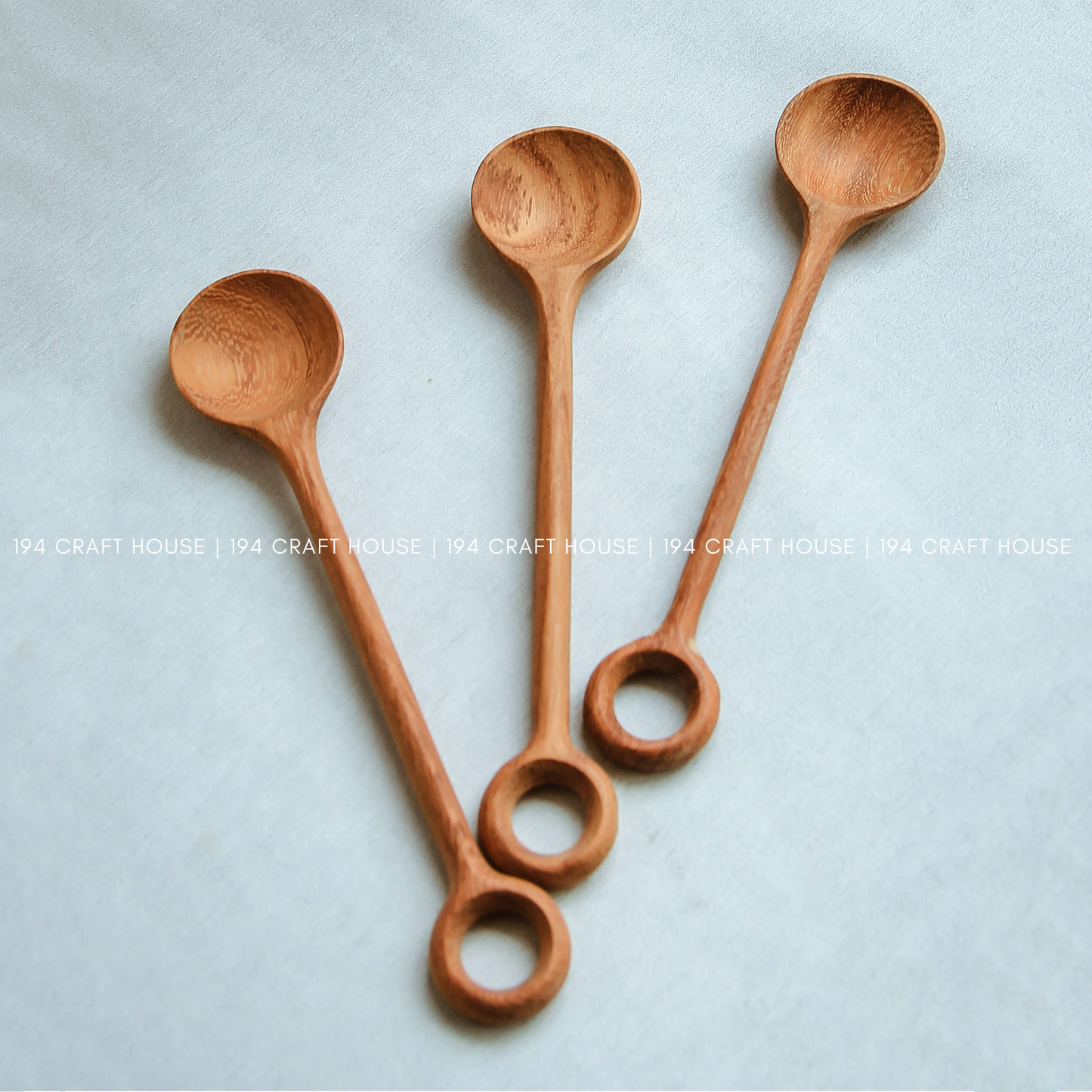 Handcrafted Design Wooden Spoon - Kitchen Cooking Utensils