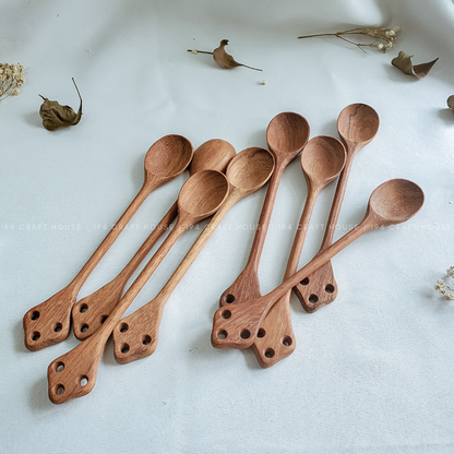 Handcrafted Vintage Wooden Spoon - Cooking Utensils Serving