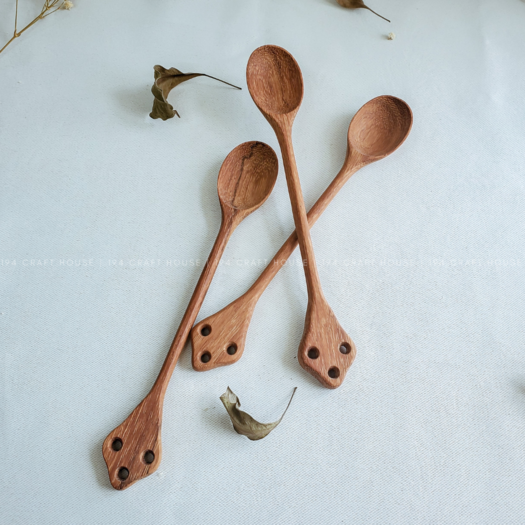 Handcrafted Vintage Wooden Spoon - Cooking Utensils Serving