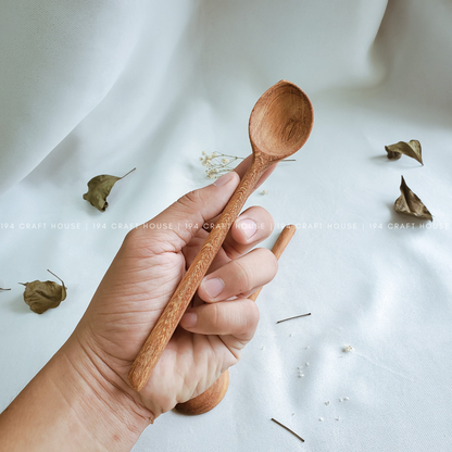 Handcrafted Vintage Wooden Spoon - Kitchen Cooking Utensils